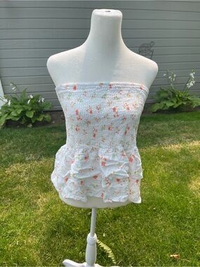 Stitch & Pine Smocked Top/Mini Skirt Multi Way L